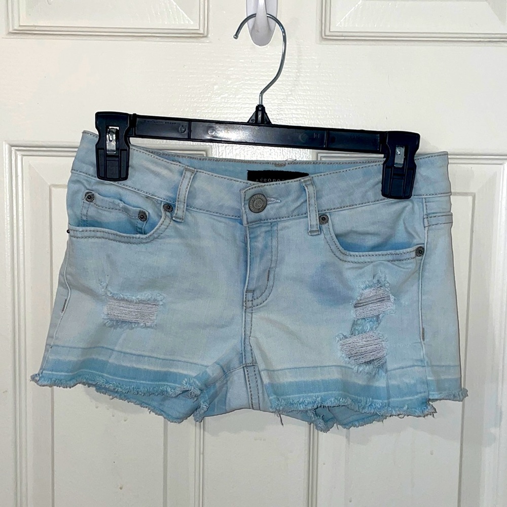 Aeropostale Shorty Denim Shorts